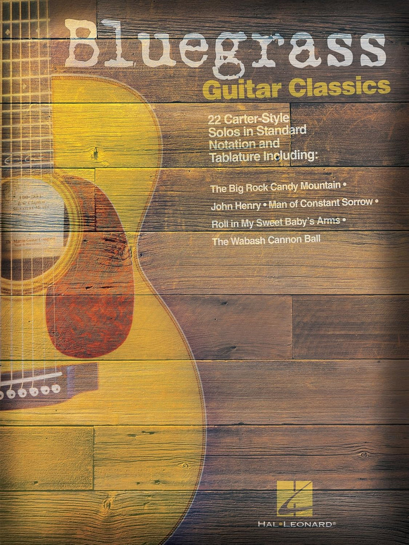 Hal Leonard Bluegrass Guitar Classics Songbook Carter-Style Solos — main product image