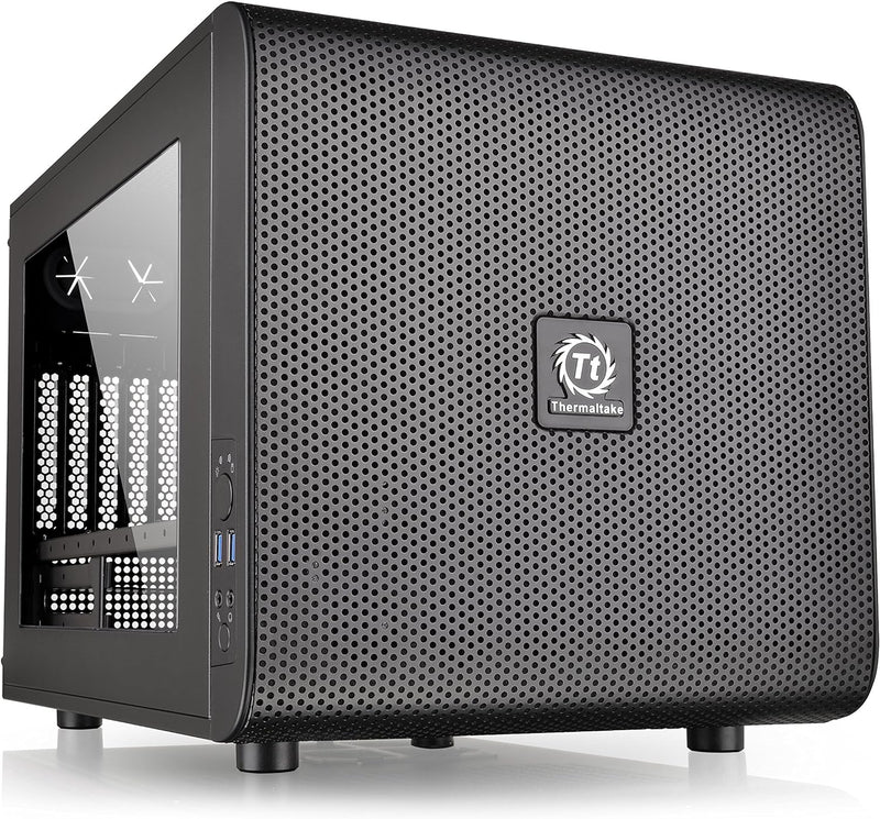 Thermaltake CA-1D5-00S1WN-00 Core V21 Micro ATX Cube Case — main product image