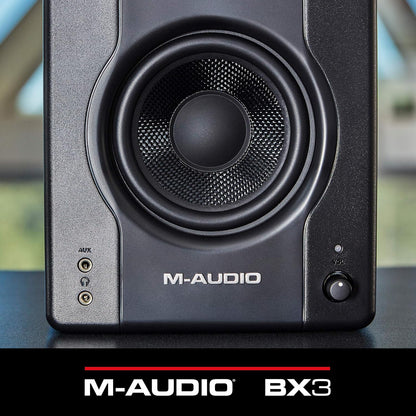 M-Audio BX3 Pair 3.5" Studio Monitor Speakers - 120W