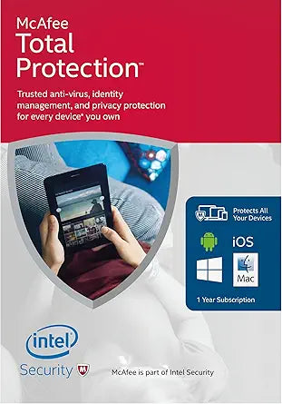 Intel 2016 McAfee Total Protection - Unlimited Devices, Online Code