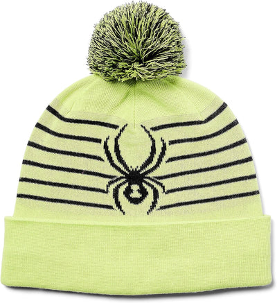Spyder 38F555308 Boys Icebox Hat - Fleece Lined, Pom