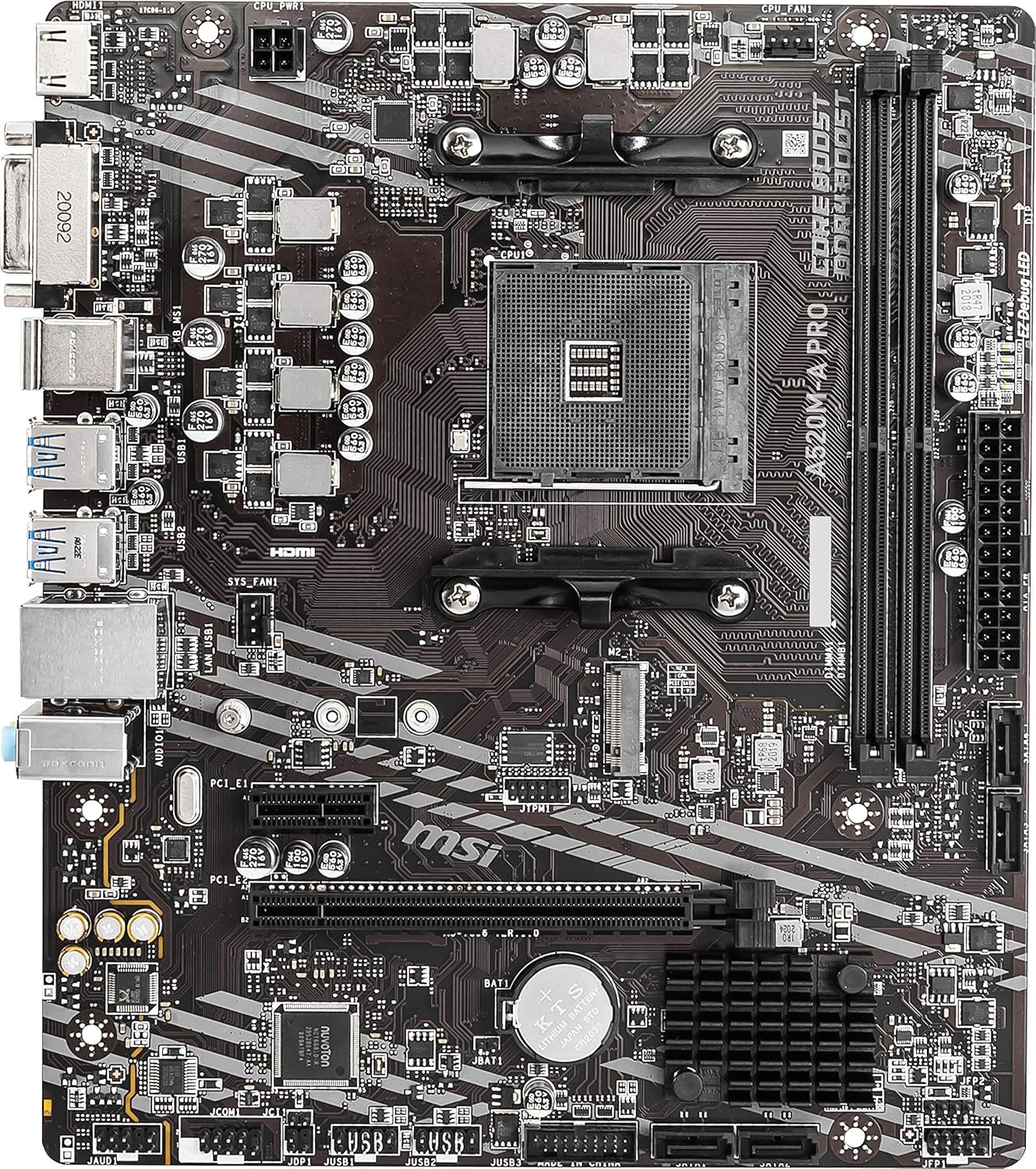 MSI A520M-A PRO Ryzen AM4 Micro-ATX Motherboard
