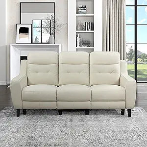 Lexicon 194840167068 Clementine Cream Power Reclining Sofa