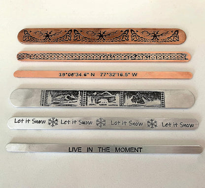 Zoom 1 Metal Stamping Bracelet Kit: Aluminum & Copper