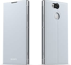 Sony SCSH10SI Xperia XA2 Bi-Fold Cover Case - Silver — main product image