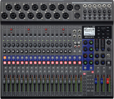 Zoom L-20 LiveTrak 20-Channel Digital Mixer Recorder