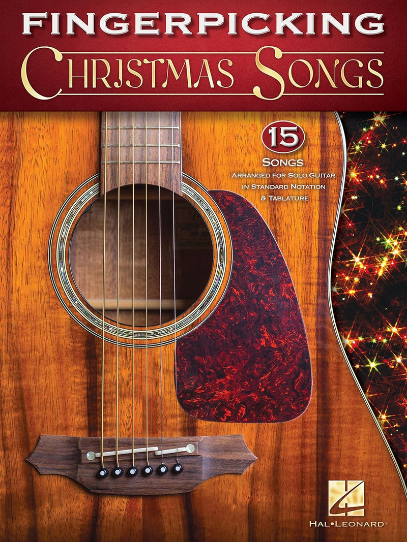 Hal Leonard Fingerpicking Christmas Songs Guitar Tab Book — main product image