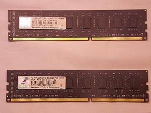 G.Skill F3-10600CL9S 4GB DDR3 1333MHz Memory — main product image